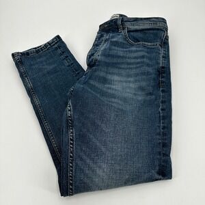 The Stronghold Selvedge Men Relaxed Tapered Fit Blue Wash Denim Jeans W30L30